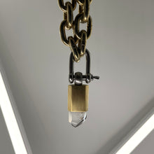 Load image into Gallery viewer, LOADED PENDANT / CLEAR QUARTZ
